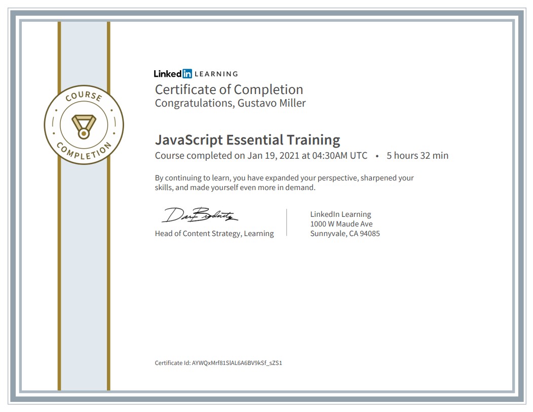 Certification Image